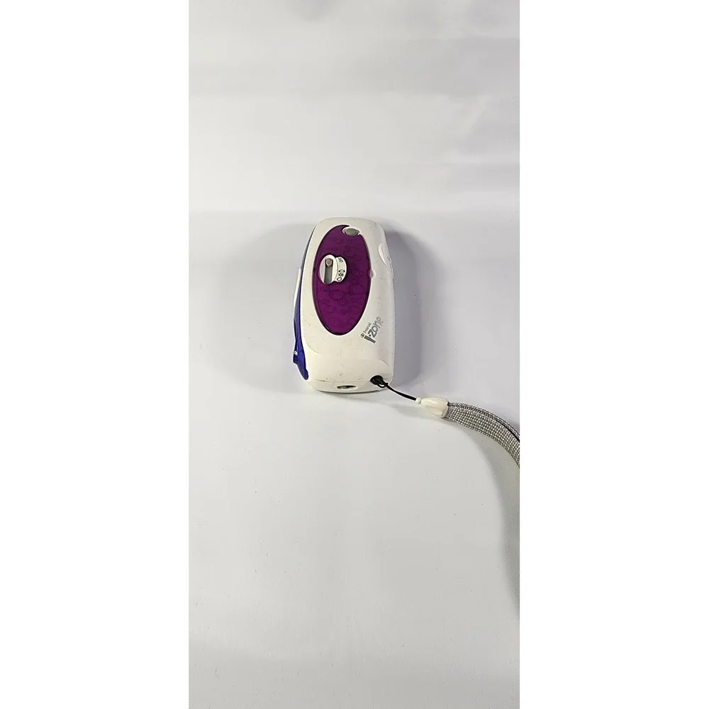 Polaroid i-Zone Instant Pocket Camera White Purple Bubble Pattern Vintage Y2K